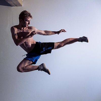 Flying side kick @bibi.bartek Foto: @stripe.photography